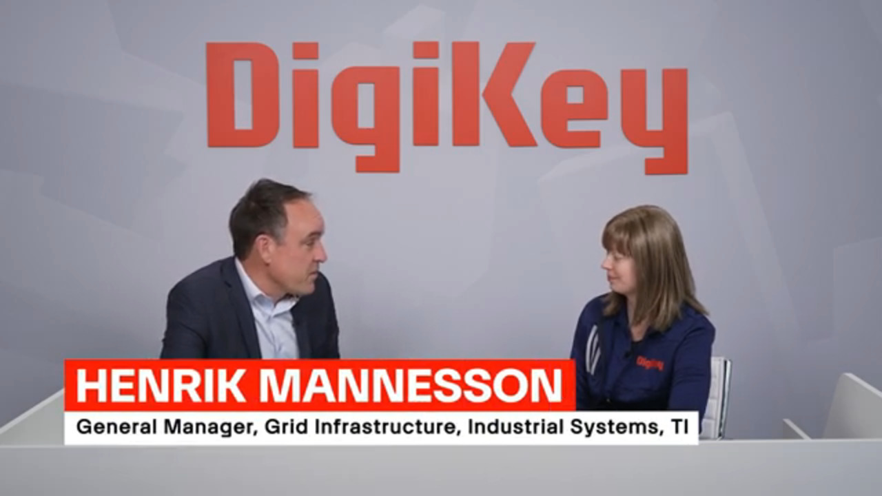 Texas Instruments 2024 electronica interview:  Energy infrastructure applications