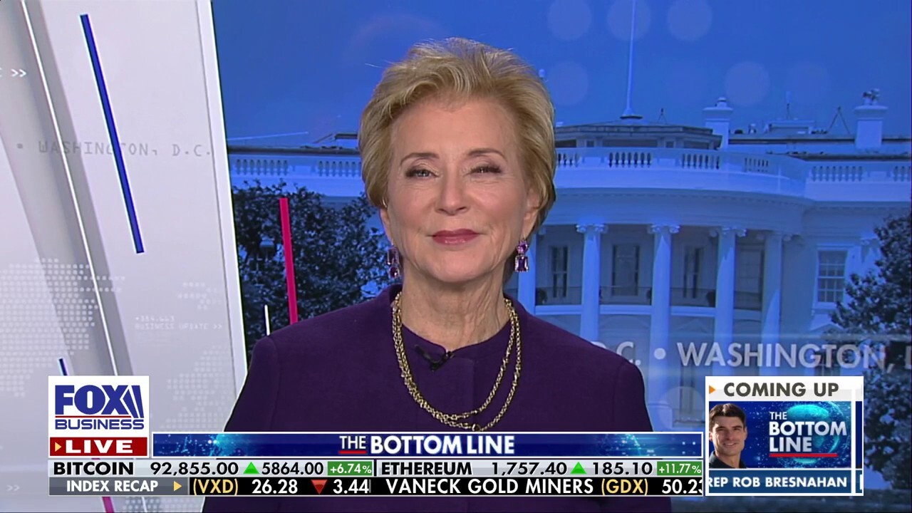 Education Secretary Linda McMahon discusses efforts to resume collections on defaulted student loans and Harvard University suing the Trump administration over a funding freeze on 'The Bottom Line.'